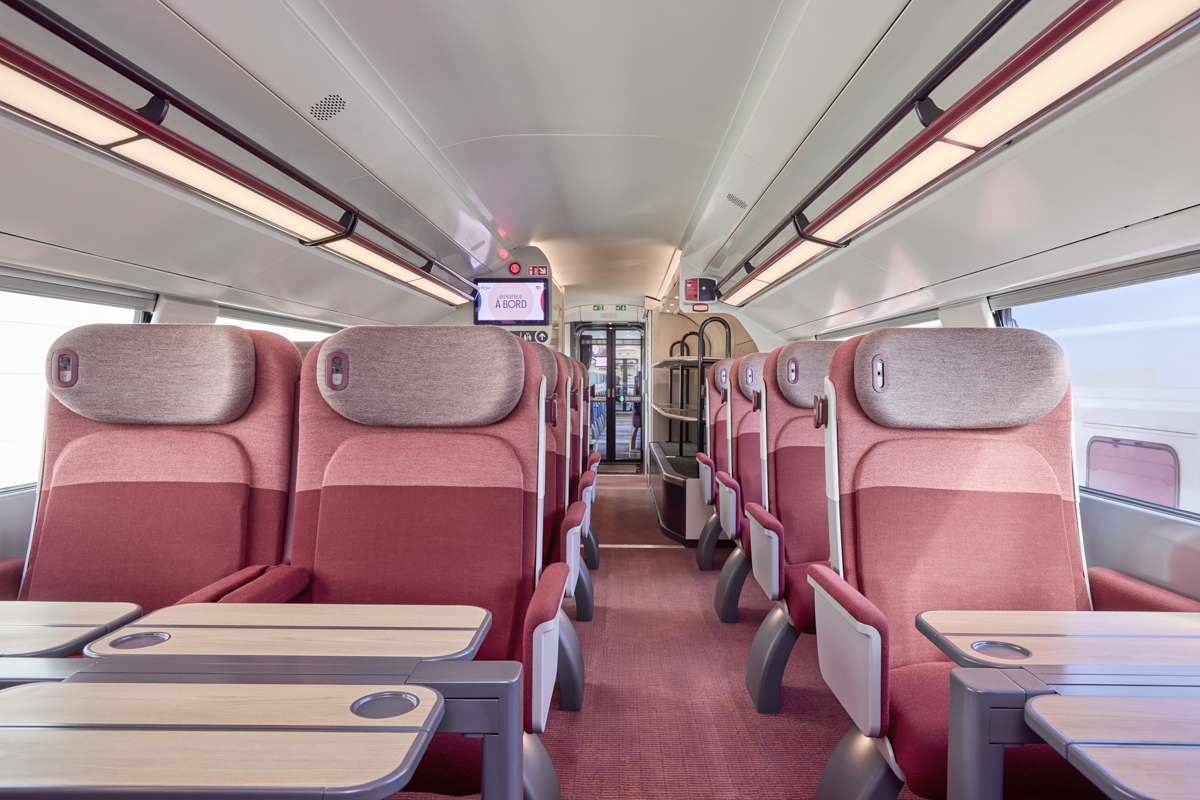 nendo TGV 新世代高速列車內裝